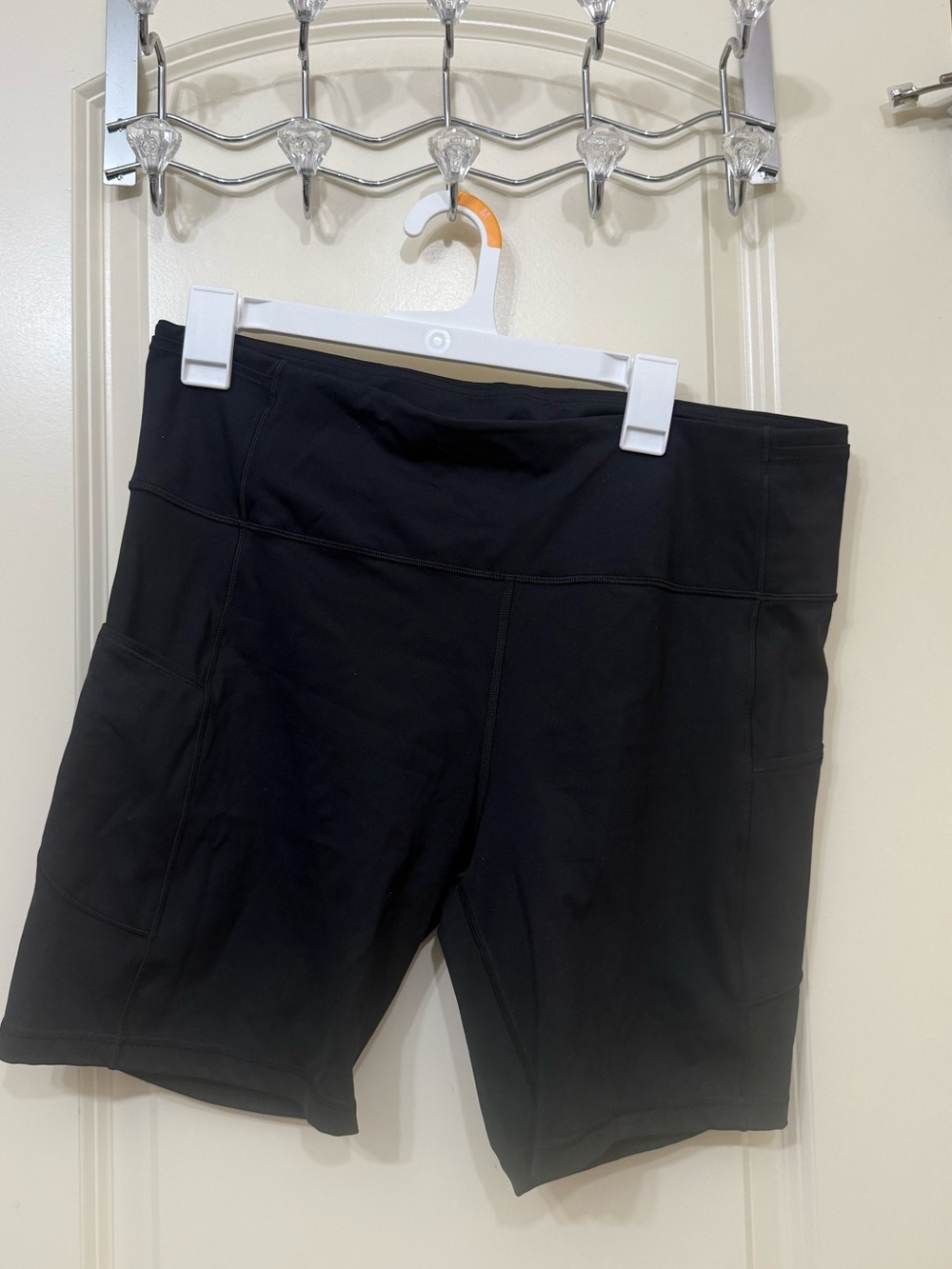Black Women’s High-Waist Athletic biker Shorts
